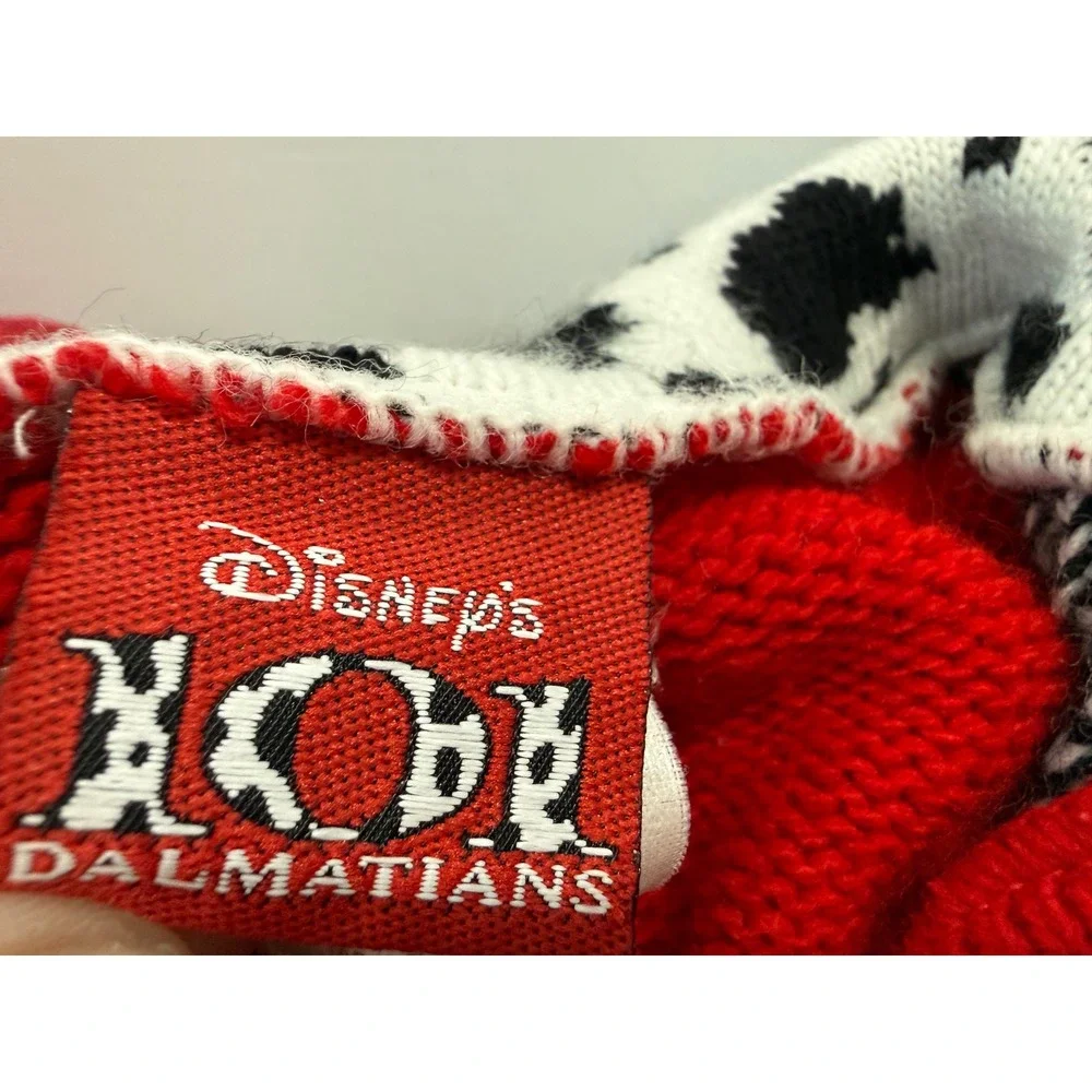 Vintage Disney 101 Dalmatians Cardigan Heart Bone Sweater & Pants Set Kids 3T